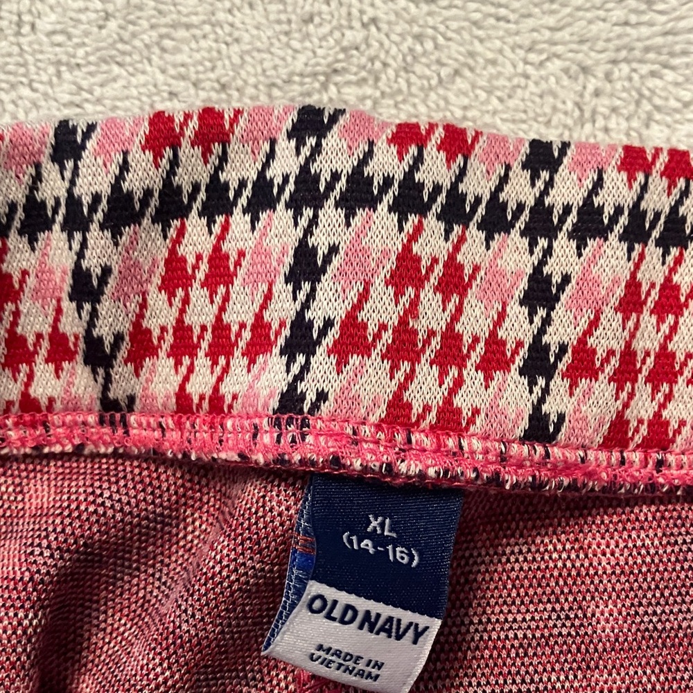 Old Navy high waisted Sailor pull on pants houndstooth - Picture 4 of 9